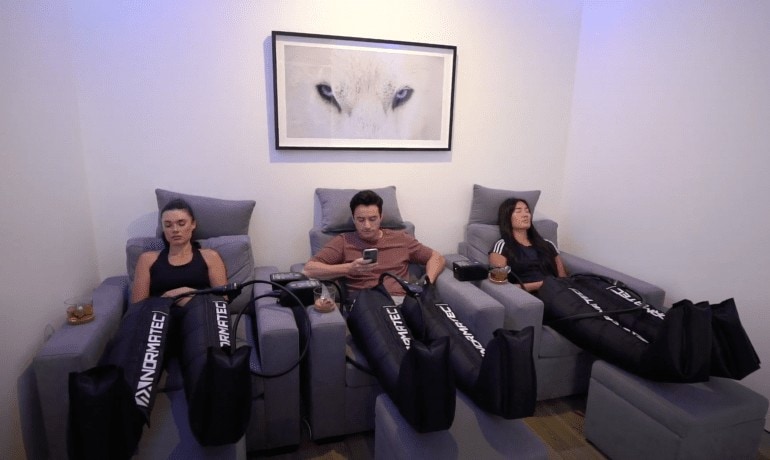 improve leg circulation with our normatec boots sydney feel good